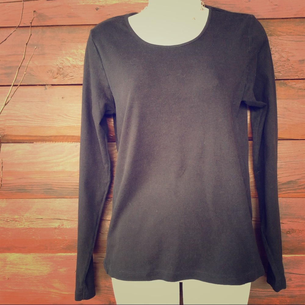 Women’s Banana Republic scoop neck long sleeve tee